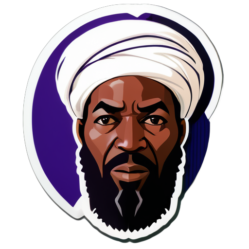 Afrikanischer Osama bin Landen sticker