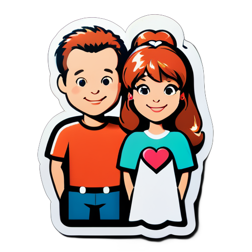 casados con hijos sticker