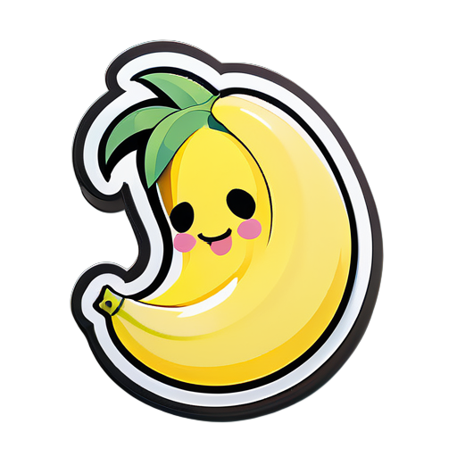 Cute Banana sticker