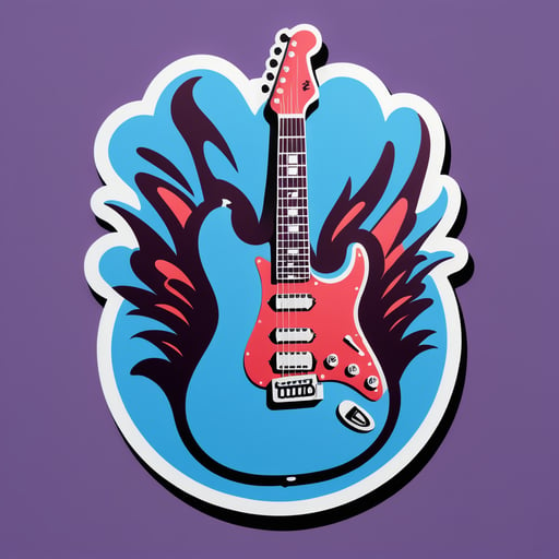 Solo de Guitarra Elétrica sticker