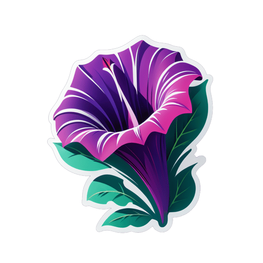 Inspirando Ilusão de Ipomoea sticker