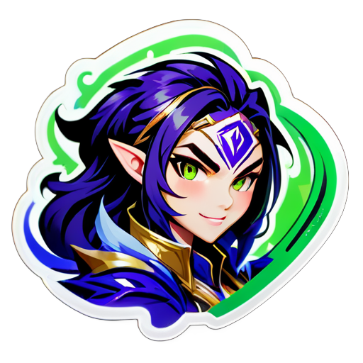 criar como no adesivo de sett do League of Legends sticker