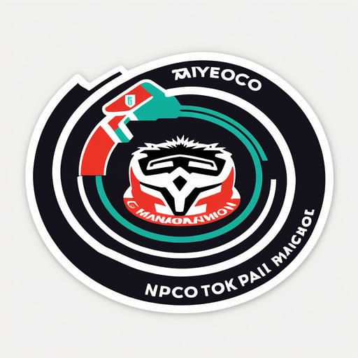 Mạch đua Monaco sticker