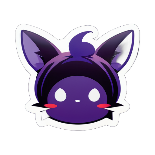 kuromi morado
 sticker