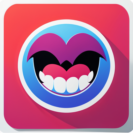 sourire sticker