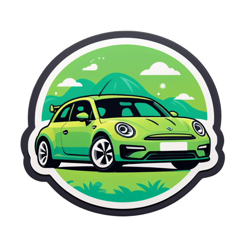 Voiture Écologique sticker