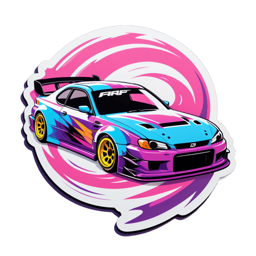 Drift Car sticker