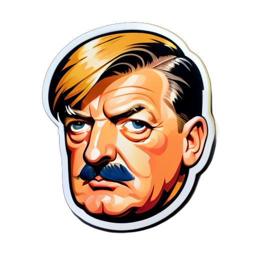 Hitler se parece a Donald Trump sticker