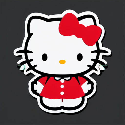 hello kitty sticker