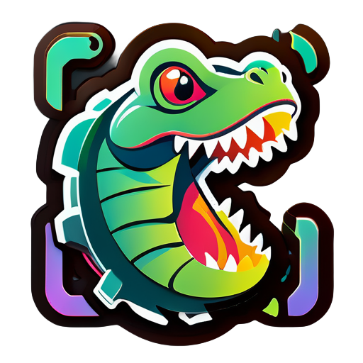 crear logo de reptil para Instagram sticker