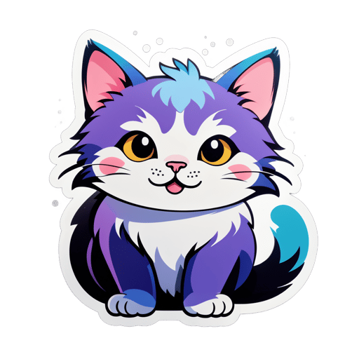 cute cat sticker