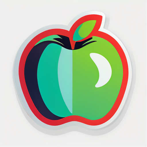 pomme sticker