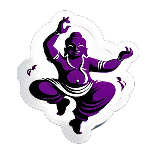 dancing budha
 sticker