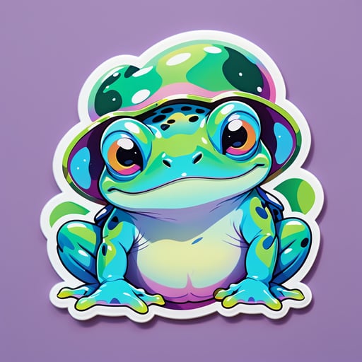 Bulky Opal Frösche sticker