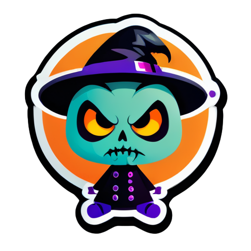 Halloween sticker