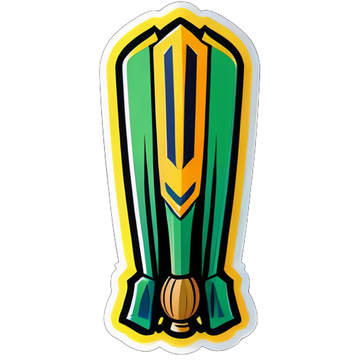 make please sticker of cricket bat
 sticker