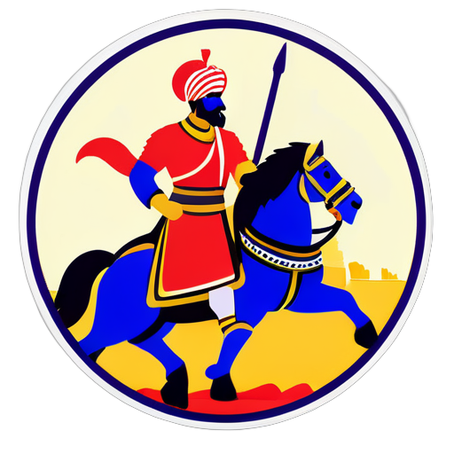 Bataille de Panipat sticker