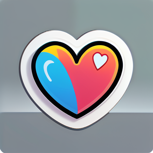 Heart emote
 sticker