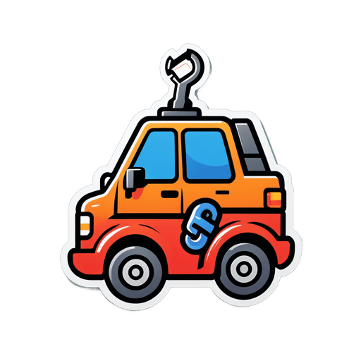 Towing Hook sticker