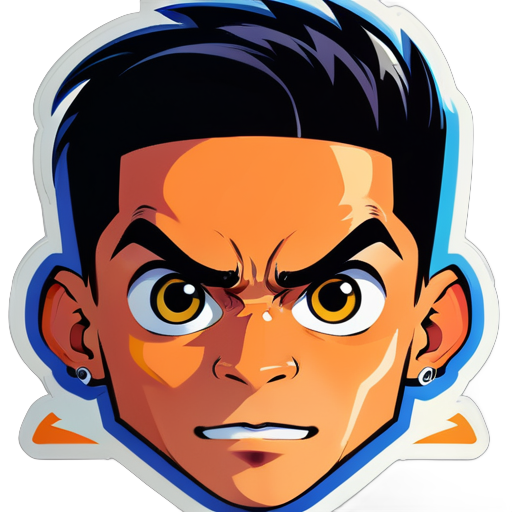 Devin AI face sticker