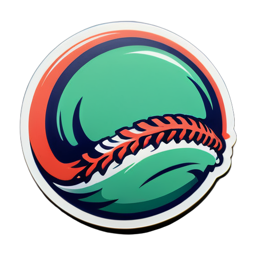 béisbol bog sticker