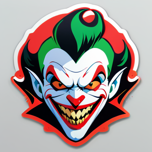  diable joker sticker