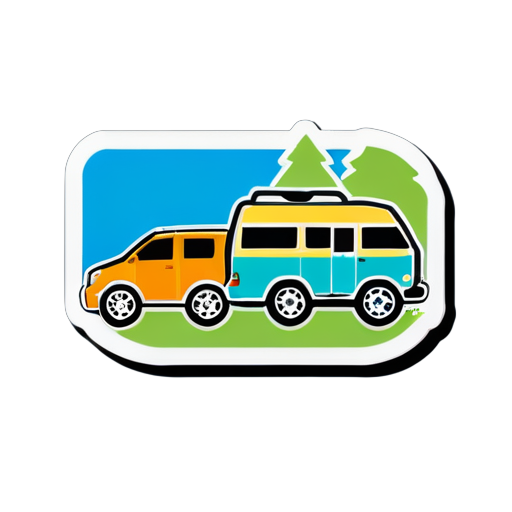 Sticker für: Boys on Wheels Tour 3.0 , für Campingausflug, deutschland, Bier