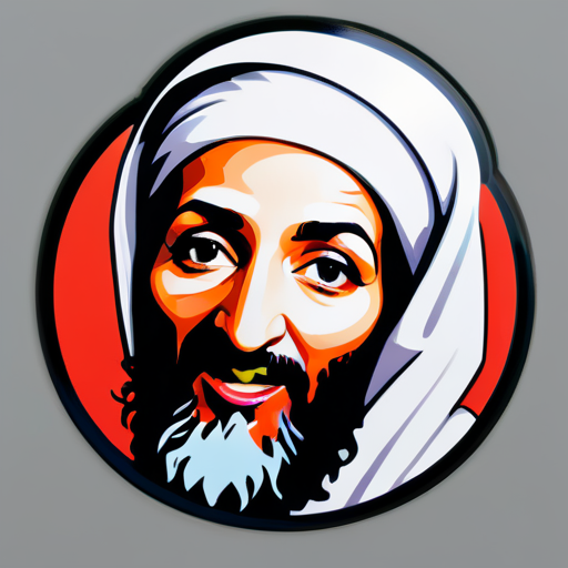 Osama bin laden 女性 sticker