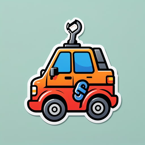 Towing Hook sticker