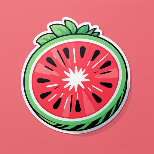 Frische Wassermelone sticker