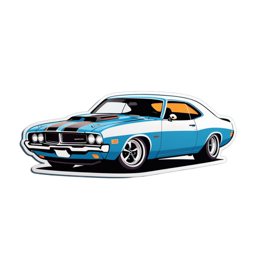 Muscle Car sticker