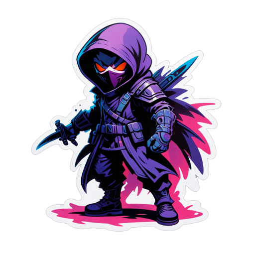 Assassino Sombrio Elusivo sticker