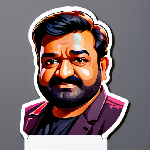 mohanlal sticker