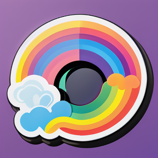 Regenbogen sticker