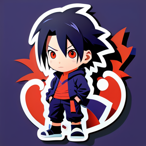 Uchiha Sasuke childhood sticker