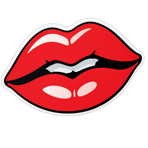 Labios sensuales sticker