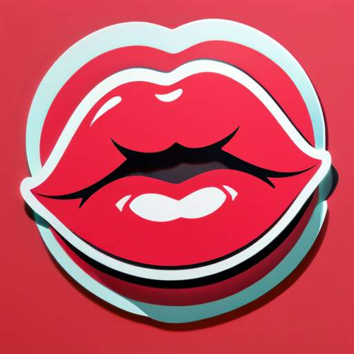 'Lips' sticker