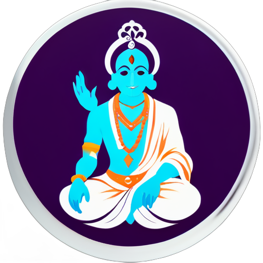 Hare Krishna sticker