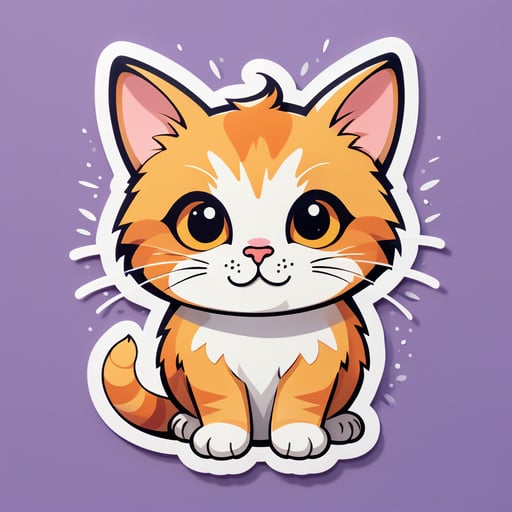 chat mignon sticker