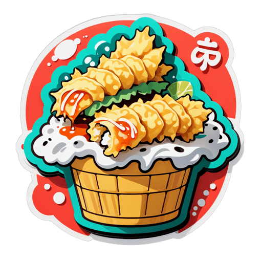 おいしい天ぷら sticker