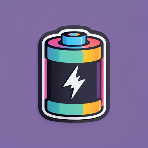 Batterie-Symbol sticker