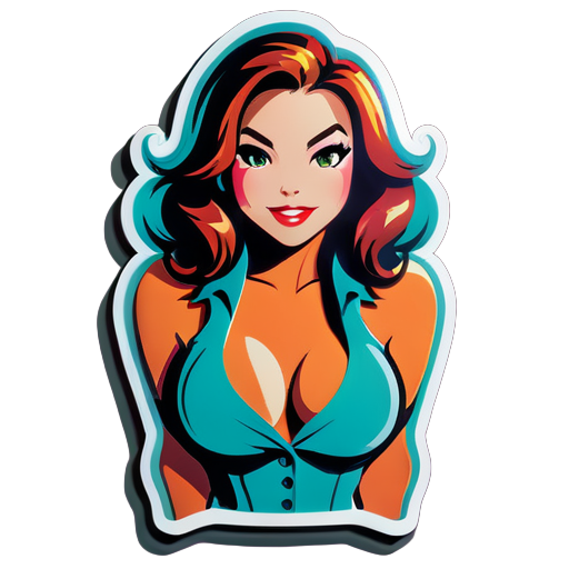 seksi kadın sticker