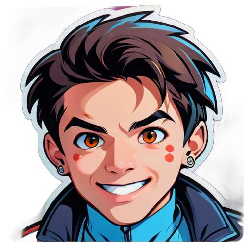 Devin AI face sticker