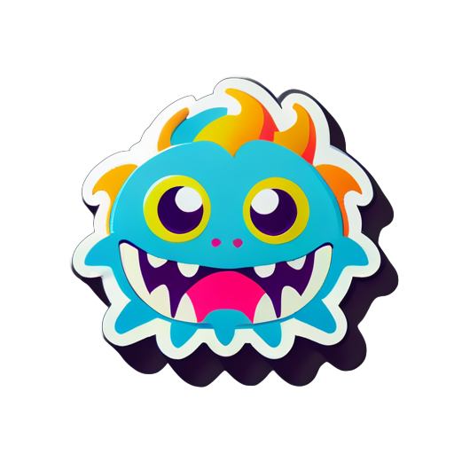 Monster sticker