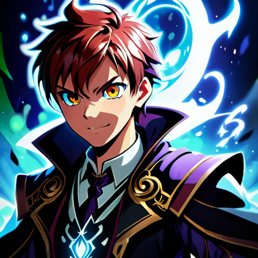 In a magical school, Matthias, an underestimated boy, harbors extraordinary powers. When demons threaten the realm, he steps forward to fight, surprising everyone with his advanced magic. After defeating the demons, he faces Satan himself, ultimately banishing the dark lord. Celebrated as a hero, Matthias trains his classmates, transforming them into a united force against future threats, proving  sticker