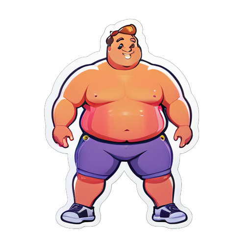 gay fat boy dick sticker