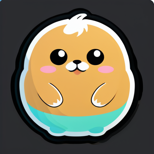 mascota de golang sticker