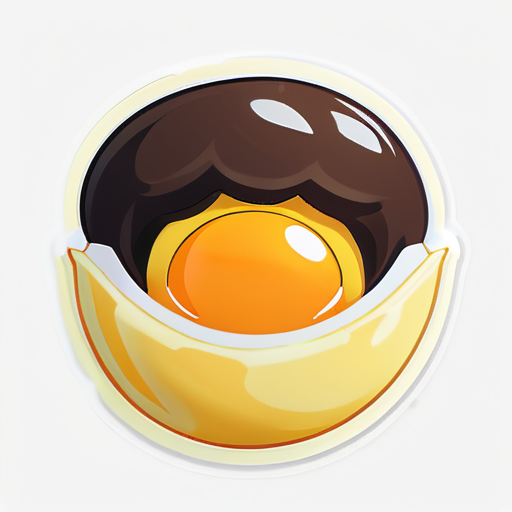 Egg yolk brother sticker