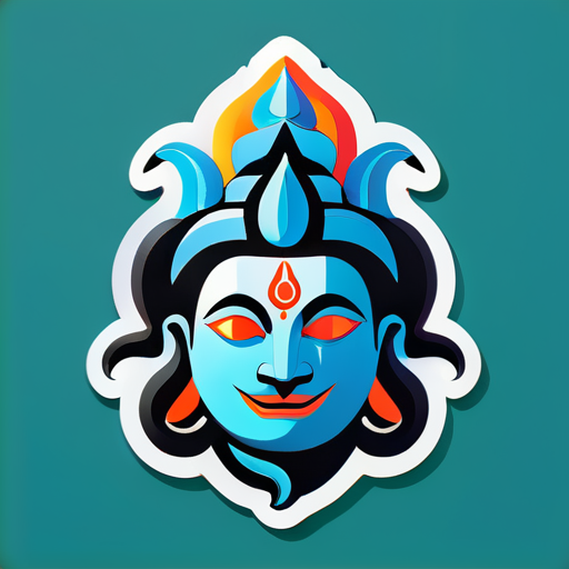 senhor siva sticker