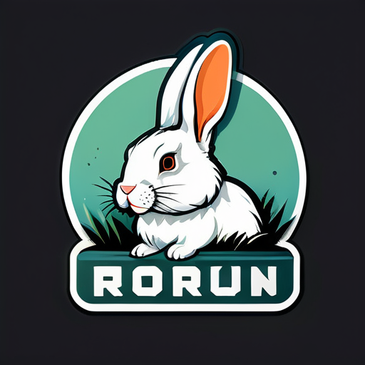 NAME OLD RABBITS LOGO for website sticker